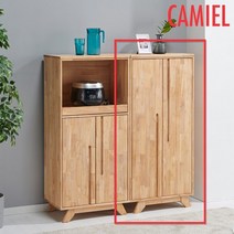 엔듀 고무나무 1300 수납장SI_AM1030, 원목색