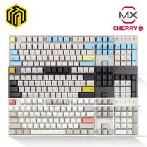 CHERRY MX BOARD 3.0S 기계식 키보드 저소음 적축 + 높이조절 고무패드 2p, G80-3870, 블랙, 일반형