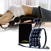 [TV홈쇼핑정품 애드크로스]5세대 밸런스파워 롤러킹 굽은 등 허리 척추 마사지 스트레칭 운동 기구 홈트, 본품(SET)