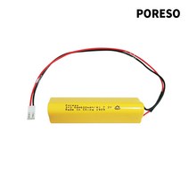 포레소 소방용 3+3 AA 600mAh 7.2V 예비전원 유도등 배터리 (삼각형태)