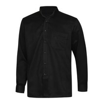 [파파브로] 남성 겨울 데일리룩 헨리넥 카라넥 셔츠 DE-SHWH-3011-블랙
