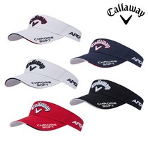 [한국캘러웨이골프] 2022 투어 바이저 썬캡 모자, 화이트/네이비
