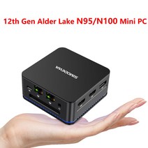 SZ BOX 데스크탑 게이밍 PC 인텔 12 세대 알더 레이크 N95 N100 미니 윈도우 11 LPDDR5 12GB DDR4 16, 05 N95 16GB 512GB_04 EU