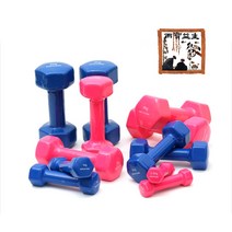 아령 덤벨 5.0kg 홈트레이닝 미니 미용 육각아령