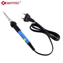 납땜 무선 전기 인두기 세트 미니용접기 QH- 인두 스위치로 온도 조절 가능 60W 80W 220V 110V 용접 재작업 스테이션 수리 도구, [02] 60W 220V, [06] 파란, [01] 미국
