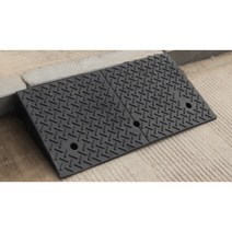 슬로프 패드 차량 진입판 경사로 휠체어 스텝패드 오르막 보드 보도블럭 고무 도로 문턱, 100x50x9