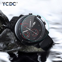 YUE 범용 라운드 강화 유리 시계 보호 필름 스마트 워치 직경 37mm 41mm 43mm 46mm 화면 보호기 BE, diameter 36mm
