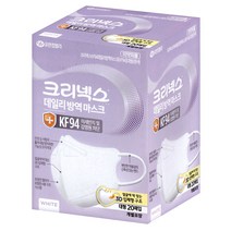 크리넥스 데일리방역 KF94마스크 대형20매, 단품, 단품, 20매입