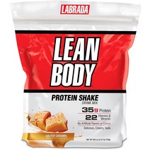라브라다뉴트리션 린바디 lean body 프로틴 쉐이크 단백질 파우더 카라멜 1120g, 솔티드 캐러멜, 2.47파운드(1팩)