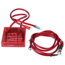 12v 자동차 배터리 전압 조정기 안정기 범용 연료 보호기 안정기 접지 와이어 Led 디스플레이, 빨간