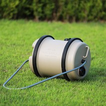 숨쉼 캠핑용 워터롤 45리터 이동물탱크 풀세트 [직수관+워터드레인+파우치], 다크그레이