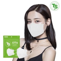 TS 가드 KF94 대형 화이트 50매입, 1개입, 50개
