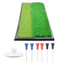 RIWONWEN 골프 스윙매트 페어웨이 러프 2IN1 골프 어프로치 연습매트