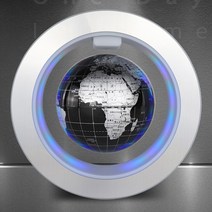 월램프 자석커플링 무중력 자기부상달무드등 아이언맨자기부상회전피규어 자기부상열차만들기 무지개조명 자기부상펜 자기부상아이언맨피규어 공중부양무드등 자기부상무드등, 6 O라인 블랙 자전 [발광]