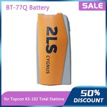 측량장비 새로운 Topcon BT-77Q 배터리 Topcon CYGNUS KS-102 2LS 총 스테이션 측량 배터리 7.4V 3000mAh, 한개옵션0