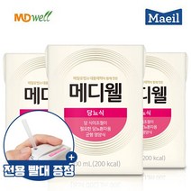 메디웰 고단백 30팩 구수한맛 당뇨식 프로틴1.5 화이바 티에프 외 환자영양식 모음, 당뇨식(200ml x 24팩)