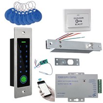 주택대문 RFID 키패드 지문 액세스 컨트롤러 5 또는 6 와이어 실패 안전 게이트 도어 제어 시스템에 대 한, 01 fail safe no wifi