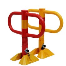 주차방지턱 원룸 표지판 주차금지봉 주차금지대 차단봉 주차장 안전바 외부차량 입간판 주차, 12.빨간색 일반 T형