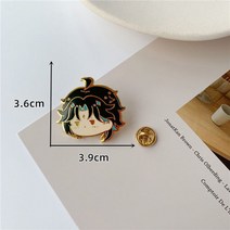 브로치 미니 만화 원신 임팩트 캐릭터 에나멜 핀 절묘한 각청 샤오종려 클레 후타오 치치 감우 옷깃 핀 배지 쥬얼리