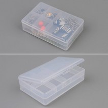 [C.S] 6칸 양면 투명 보관케이스 귀여운정리함 다용도보관함, 단일상품(UTF2030)