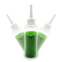 attizone 색모래 칼라모래 색깔모래 샌드아트 100g - 13칼라, 연두