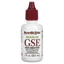 뉴트리바이오틱 NutriBiotic 맥시멈 GSE 액상 농축물 29.5ml(1fl oz) US 직배송, 1PACKAGE, 상세참조