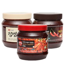 부산 매운떡볶이 양념장 종류별로 3가지 간편식품 식