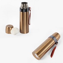 PURE 보온보냉 진공 보온병 500ml 골드 1P 보온보냉병/보온물병/보냉물병/유리텀블러/유리머그컵
