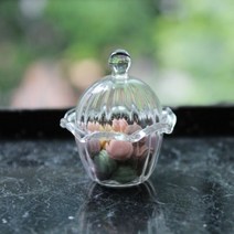 미니어쳐 가구 소품 1/6 스케일 미니어처 인형의 집 스낵 비스킷 항아리 가상 놀이 주방 바비 브라이스 인형 액세서리 장난감, 1 jar 20 macaron