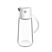 블룸엣홈 자동열림 유리 오일병 화이트, 1개, 650ml.