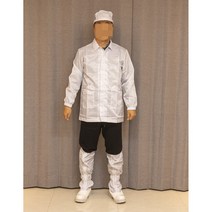 제전복 방진복 무진복 제전사파리 자켓( 방진사파리 방진자켓)흰색 파란색, 4XL, 흰색