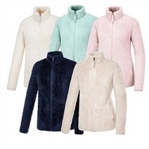 콜핑 소프트한 터치감의 폴라폴리스 원단을 사용하여 보온성을 살린 여성 뽀글이 자켓 KRJ0638W