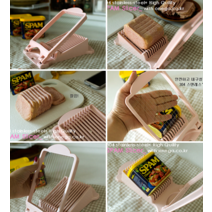 3배빠르게 가장 맛있는 두께 안전한 304 스텐레스 스팸슬라이서, 1개