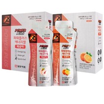 일양약품 파워플러스 에너지젤 파워젤 BCAA 아미노산 아르기닌 함유 복숭아 오렌지, 복숭아맛10개, 40g, 10개