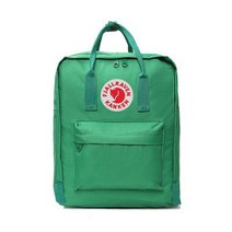 Fjallraven Kanken 세련된 디자인의 클래식 가방 워터프루프 디자인 7L/16L/20L 성인 및 어린이용 짙은 초록색
