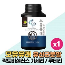 모유유래 유산균 분말 가루 모유유산균 락토바실러스 가세리 루테리 퍼멘텀 스페인특허 1000억 유산균 원료사용 프리미엄 생유산균 함유, 170g 1개