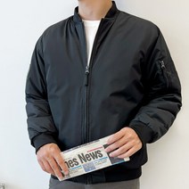 남자 여자 커플 블루종 패딩 항공 블랙 네이비 점퍼