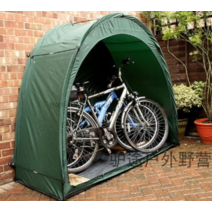 야외 자전거 보관 접이식 텐트 오토바이 바이크 창고 방수 이동식 보관소 보관대, 에메랄드