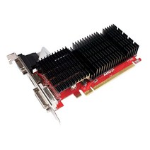 Diamond Multimedia AMD 라데온 HD 5450 PCIe GDDR3 1GB 듀얼 모니터 지원(DVI HDMI VGA) 로우 프로파일 강화 팬리스 방열판 풀 높이 브래