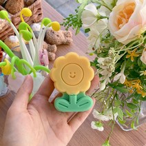 해바라기 캔들 몰드 / 꽃 모양 석고방향제 만들기 / 플라워 실리콘 수제 몰드