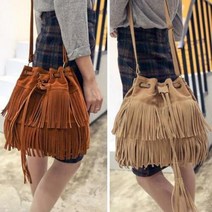 셀러허브(잡화) 여자 키치룩 패션 인디언 스타일 테슬 가방