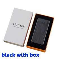 플라즈마라이터 특이한라이터 빈티지 usb 플라즈마 담배 전기 USB 플라즈마 듀얼 아크 전기 라이터 방풍, 09 black with box