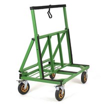 유리 운반대 운반 카트 회전 창호 석고보드 석판 적재, A 바퀴 없이 접이식 및 텔레스코픽 가능