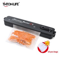 산업용 공업용 대형 진공 청소기 TINTON LIFE-220V 110V 진공 실러 포장기 무료 백 10 개 가정용 블랙 식, 01 915B_02 미국 플러그