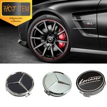 벤츠 AMG 순정형 휠캡 클립 휠커버 타이어 밸브캡, C-밸브캡 브라부스 블랙