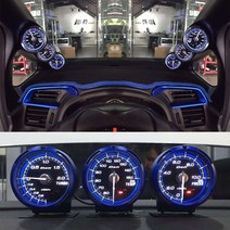 유면계 유량계 Defi-자동차 수정 미터 레이싱 변형 속도 수온 오일 압력 오일 온도 진공 터보 압력 게이, 09 Pink  OIL TEMP