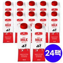 코함 믈레코 자연방목 멸균 우유, 250ml, 24팩