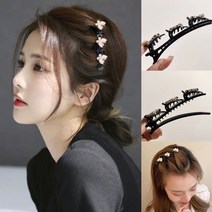 [다이나몰] 3단 나비 집게핀 6종세트 포인트 앞머리핀