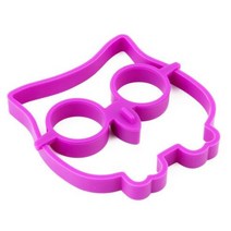 계란 거품기 다이소계란삶기 수란틀 주방 액세서리 요리 도구 실리콘 고무 금형붙지 올빼미 모양 튀김 금형 팬케이크 링 셰이퍼, 01 A