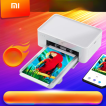 Xiaomi 포켓 포토 프린터 Mijia 블루투스 무선 소형 휴대용 컬러 사진, 포켓포토프린터 + 인화지 50매 +
